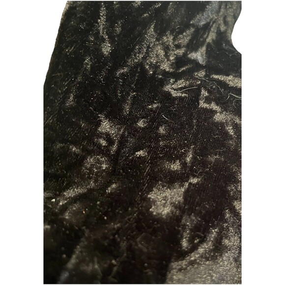 Poetic Licence Perfectly Lovely Black Velvet Glitter Platform Heels Size 10 NIB - Picture 8 of 16